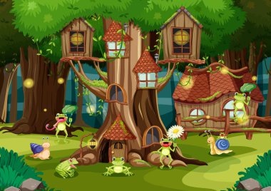 Peri masalı orman resimlerinde yaşayan böcek.