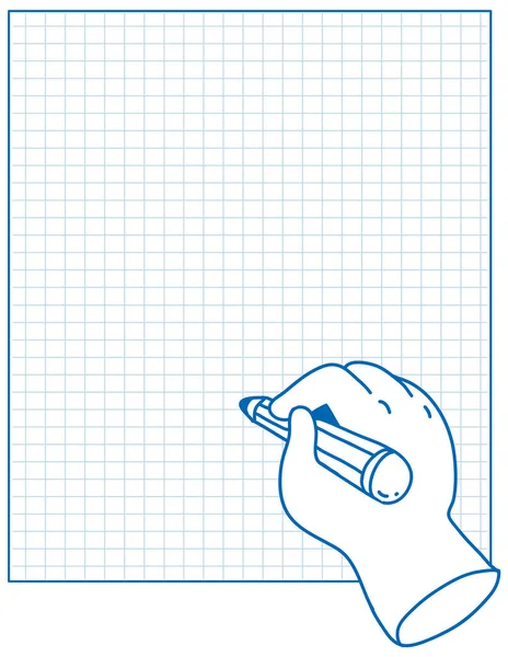 Papier Doodle Projekt Strony Ilustracji Ołówek — Wektor stockowy
