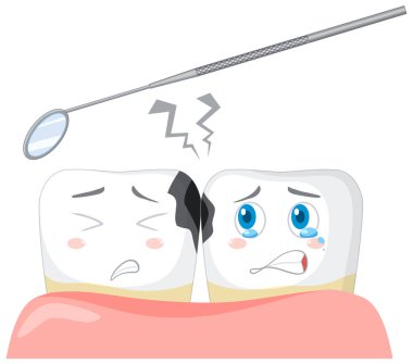 Beyaz arkaplan resimlemesindeki çikletlerdeki boşlukları kontrol et