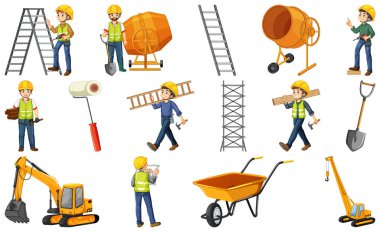 Takımyıldız alanındaki insanlar araçları resimleme ile