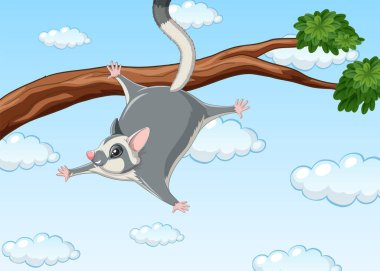 Şeker Sürücüsü dalda süzülüyor