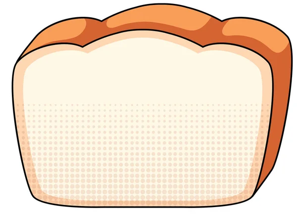 Bread White Background Illustration — Stock Vector