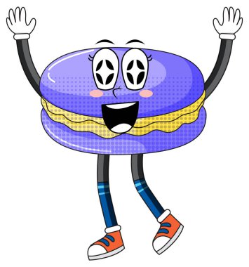 Kolları ve bacakları resimli makarna