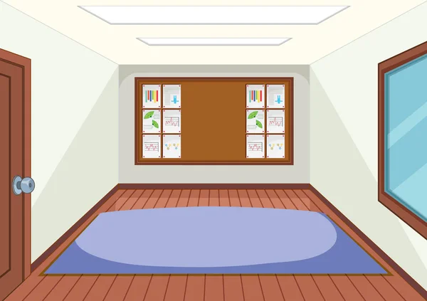 Une Scène Chambre Avec Des Enfants Jouant Illustration Jeu Société — Image vectorielle