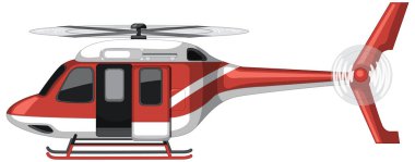 Beyaz arkaplan resimlerinde acil durum helikopteri