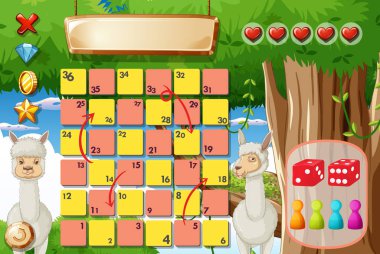 Sayılar ve zar çizimi ile oyun tasarımı