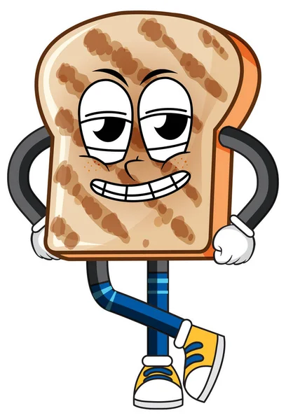 Kolları ve bacakları olan tost.