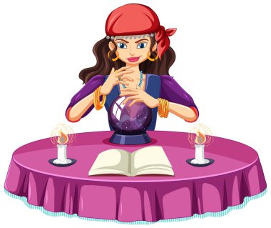 Kristal küreli falcı