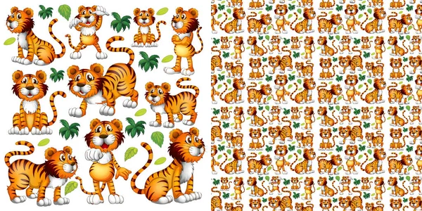 Beyaz arkaplan çiziminde sevimli hayvan karikatürü