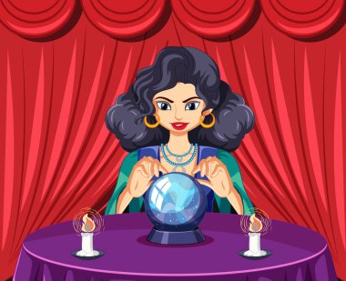 Kristal küreli falcı