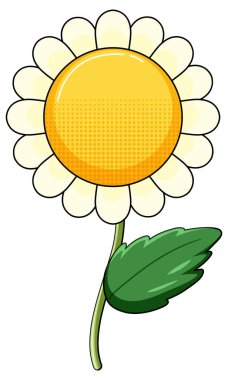 Yeşil yapraklı beyaz çiçek.