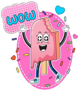 Dondurma çizgi film çizgi film kelime tanımı çizimi