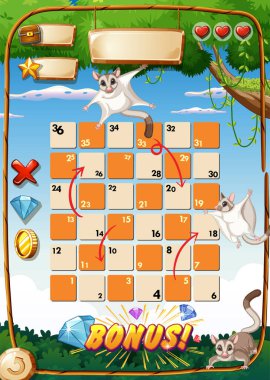 Arkaplan resimlemesinde şeker planörlü oyun tasarımı