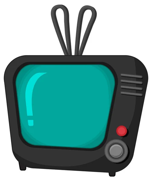 Μια Απλή Κλασική Απεικόνιση Telivision — Διανυσματικό Αρχείο