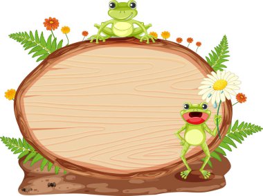 Tahta pano illüstrasyonlu böcek