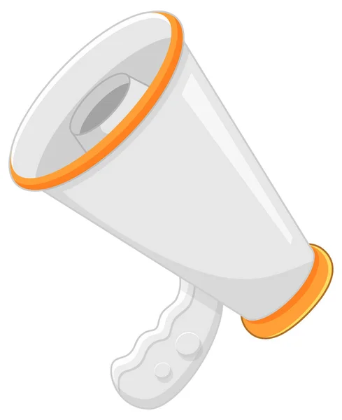 Megaphone Object White Background Illustration — ストックベクタ