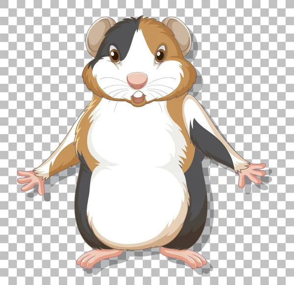 Hamster Desenho Animado Ilustração Estilo — Vetor de Stock