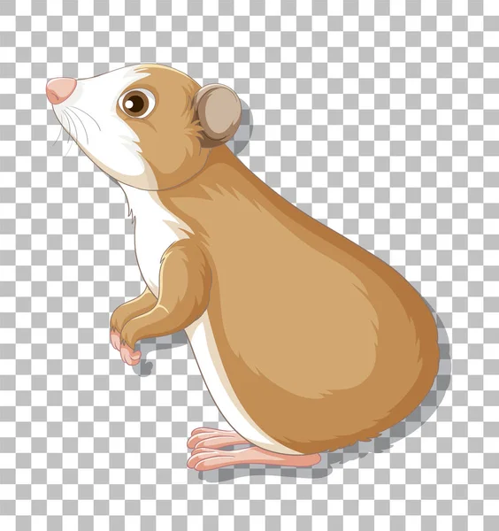 Hamster Cartoon Style Illustration — стоковый вектор