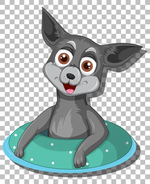 Chihuahua Dog Cartoon Character Illustration — ストックベクタ