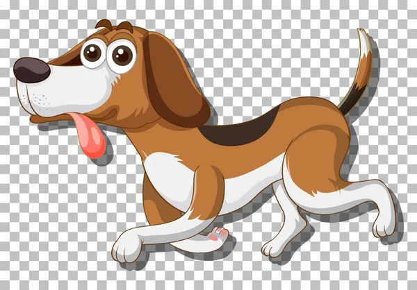 Beagle Dog Inflatable Pool Illustration — Stockvektor
