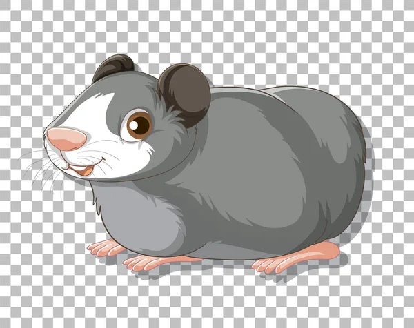 Hamster Cartoon Style Illustration — Vettoriale Stock