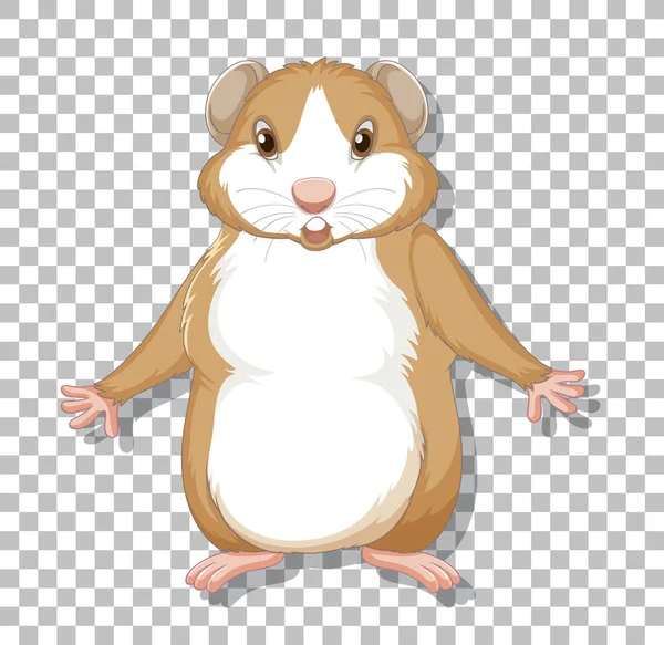 Hamster Cartoon Style Illustration — Stock Vector