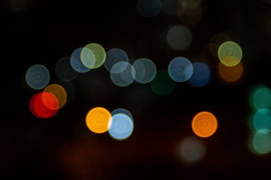 Odaklanamayan mavi bokeh soyut arkaplan