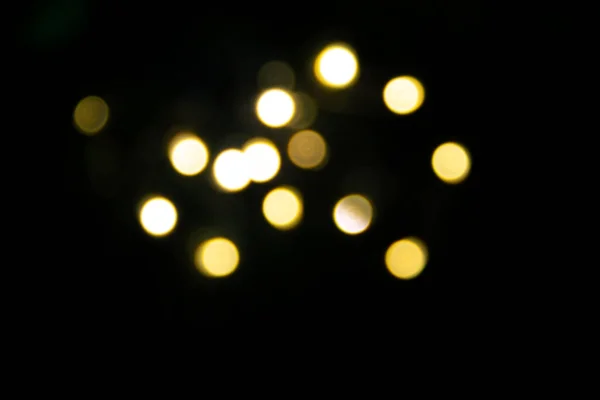 Yılbaşı Işıkları Bulanıklaştırılmış Bokeh Metin Için Boş Boşluk — Stok fotoğraf