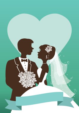 Düğün davetiyesi.