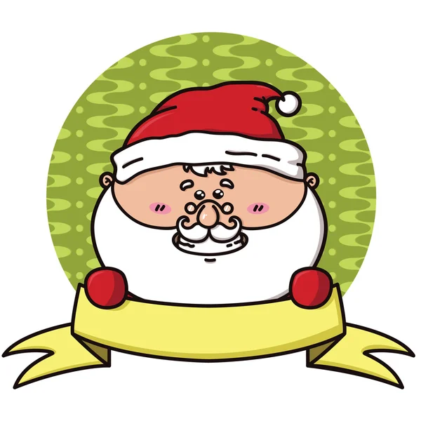Santa badge — Stock vektor