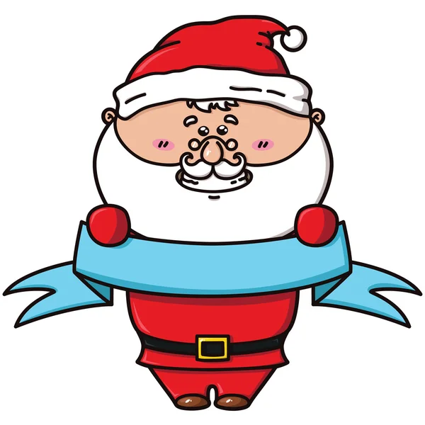 Étiquette Santa . — Image vectorielle