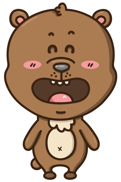 Kawaii bear. — Stock Vector