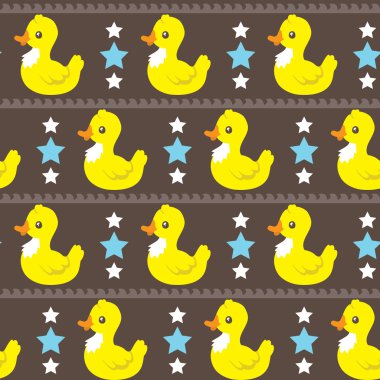 Komik basit ördekler desen .