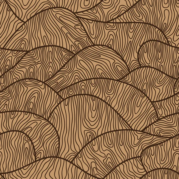 Doodle motif en bois  . — Image vectorielle