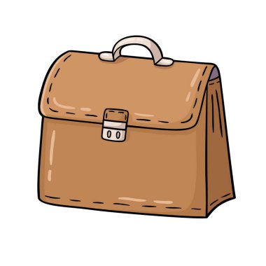 Çocuklar için sevimli lolipop doodle leither çanta vektör ilüstrasyonu ve hurda, dijital pul, tişört baskısı, tebrik kartı, çıkartma, simge