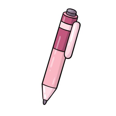 Çocuklar için şirin lolipop karalama kaleminin vektör çizimi ve hurda, dijital pul, tişört baskısı, tebrik kartı, çıkartma, simge