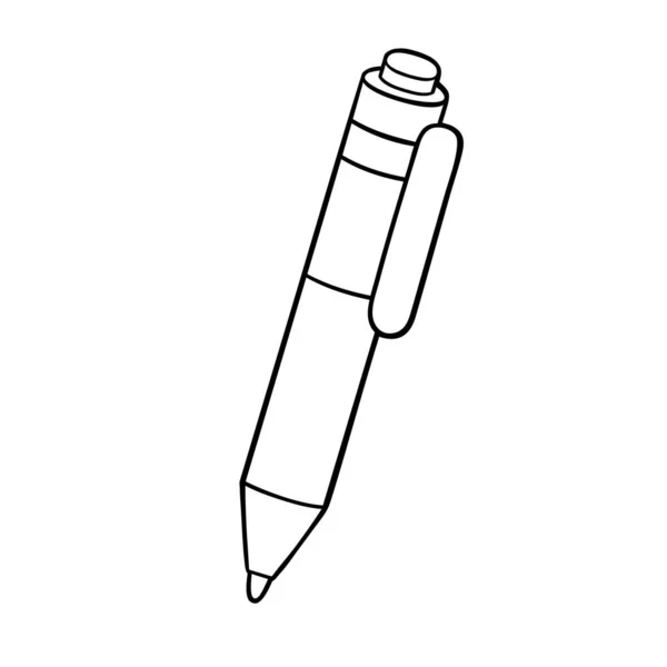 Vektor Illustration Kontur Doodle Penna För Barn Färg Och Skrot — Stock vektor