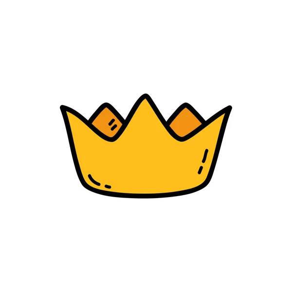 Векторна Іконка Ілюстрація Каракульної Корони Ліцензійні Стокові Ілюстрації
