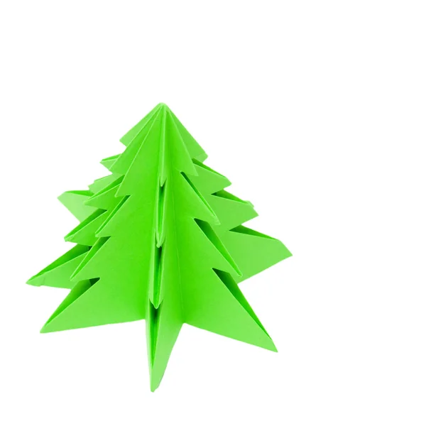 Origami Árbol de Navidad —  Fotos de Stock