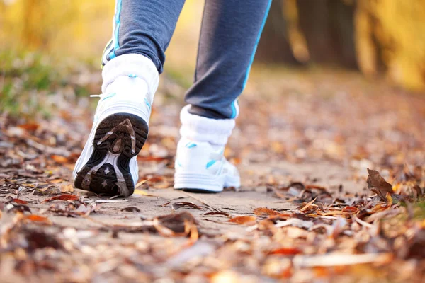 Runner running on the road. — Stock Photo, Image