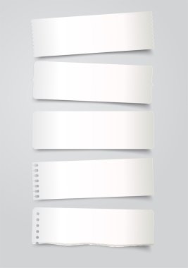 soyut kağıt şeritler vektör