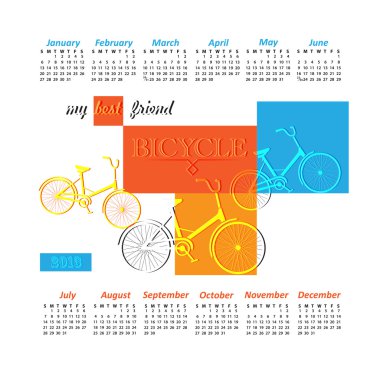 Vector calendar 2013