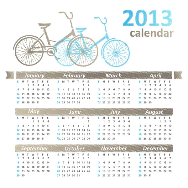 Vector calendar 2013