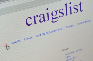 Craigslist ana sayfası