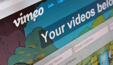 Vimeo ana sayfası