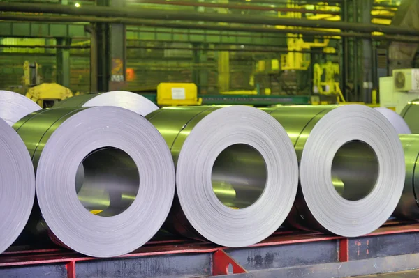 Rolls of steel sheet — Stock Photo, Image
