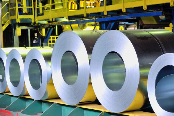 Rolls of steel sheet — Stock Photo, Image