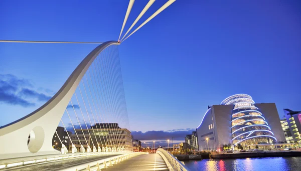 Samuel Beckett Bridge in Dublin — Stock Photo, Image