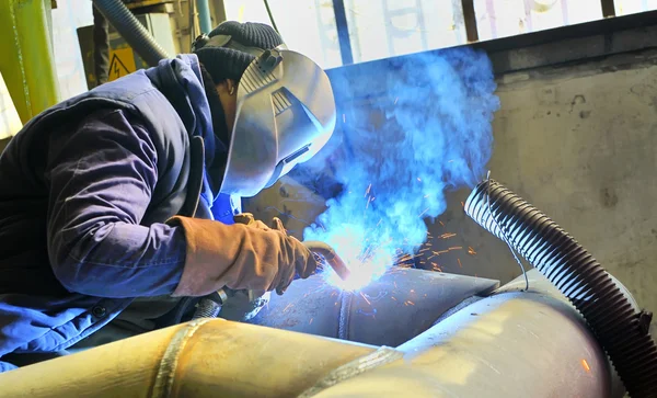 Lassen met mig-mag methode — Stockfoto