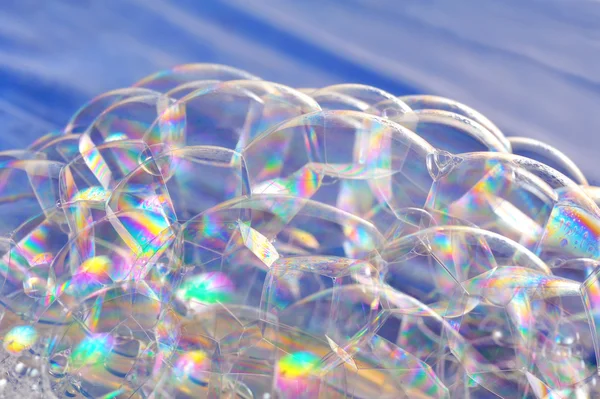 Bright soap bubbles — Stock Photo, Image